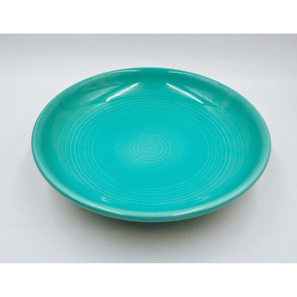 Fiesta Fiestaware Homer Laughlin Presentation Serving Bowl Turquoise 11 Inch - Picture 1 of 9